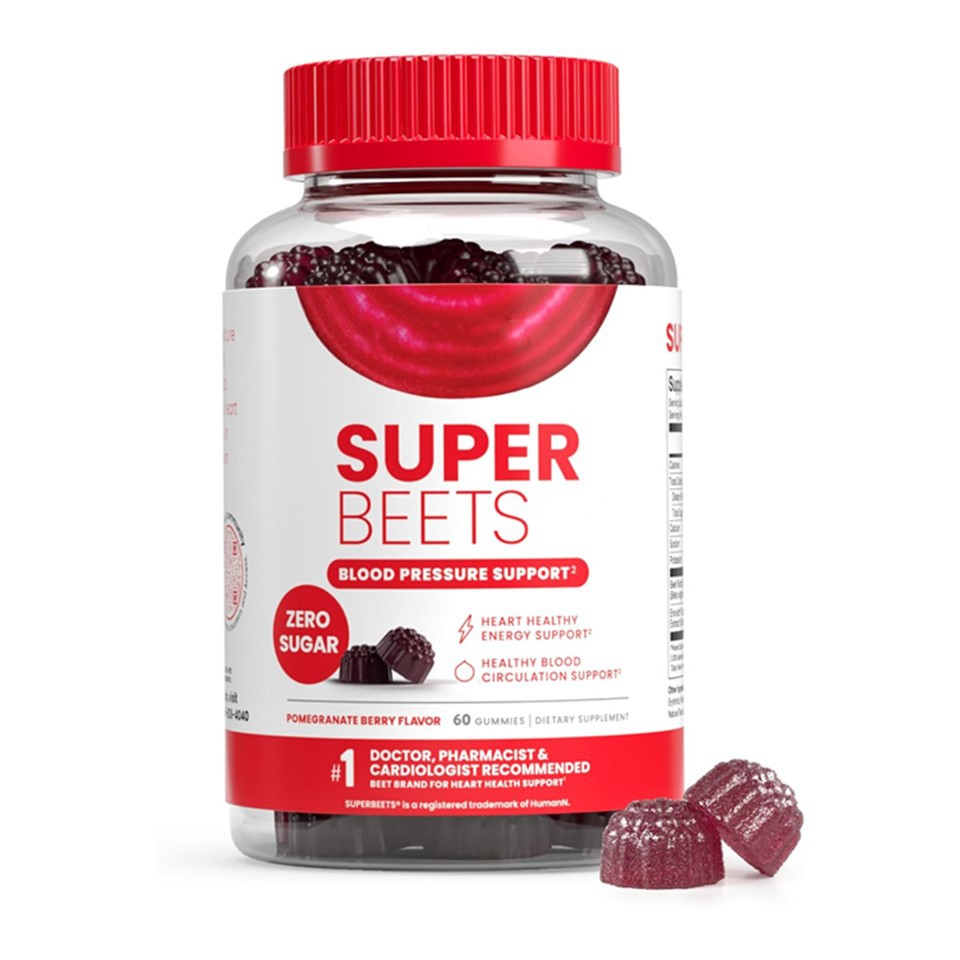 Superbeets Heart Gummy - zero cukru