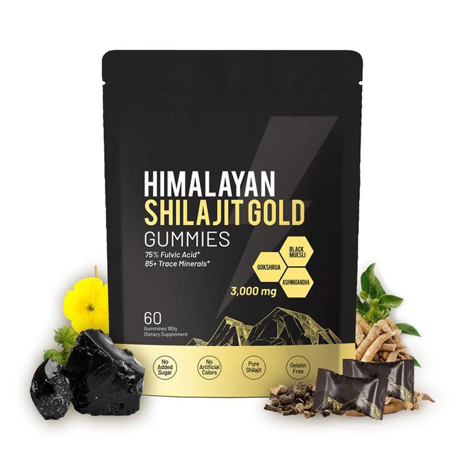 Himalajski Shilajit Gold Gummies Nature's Silny Wellness Elixir
