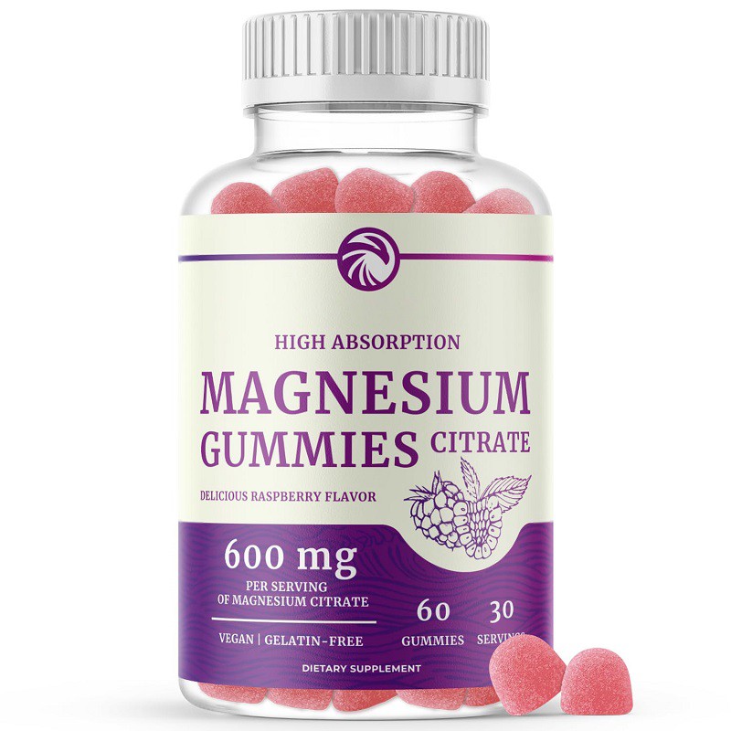Żelki glicynian magnezu 500 mg